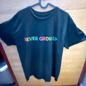 large never grow up T-shirt from Baylen Levine